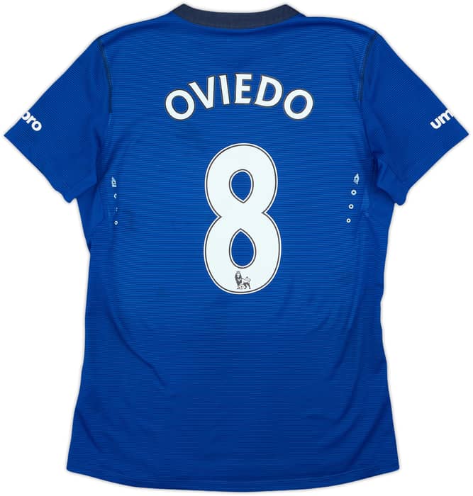 2014-15 Everton Home Shirt Oviedo #8 - 6/10 - (S)