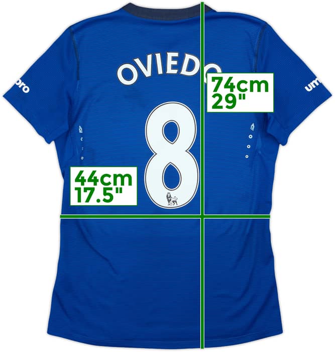 2014-15 Everton Home Shirt Oviedo #8 - 6/10 - (S)