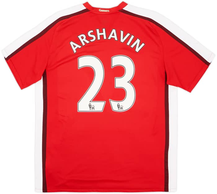2008-10 Arsenal Home Shirt Arshavin #23 - 8/10 - (L)