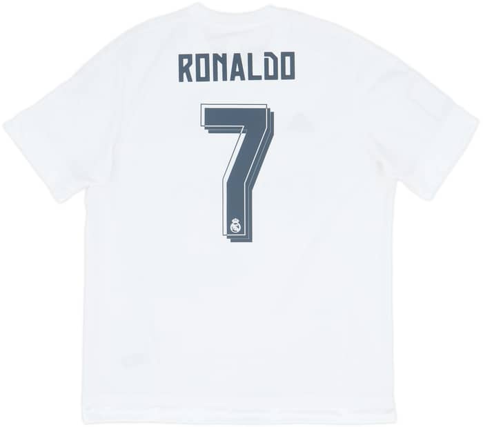 2015-16 Real Madrid Home Shirt Ronaldo #7 - 10/10 - (XL)