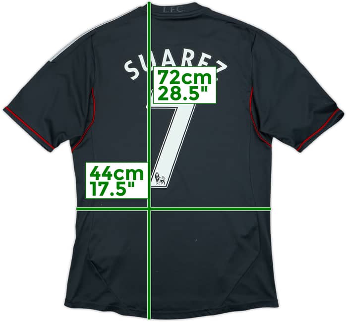 2011-12 Liverpool Camiseta Visitante Suarez #7 - 4/10 - (S)