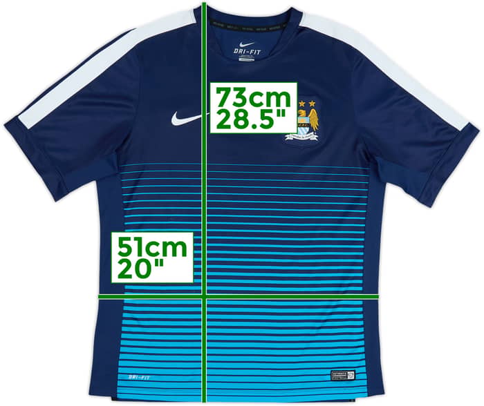 2014-15 Manchester City Nike Training Shirt - 9/10 - (L)