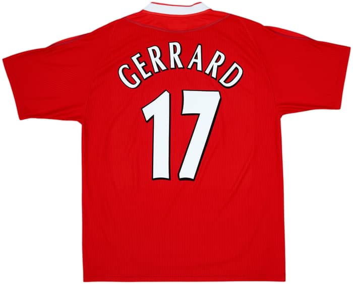 2002-04 Liverpool Home Shirt Gerrard #17 - 5/10 - (L)