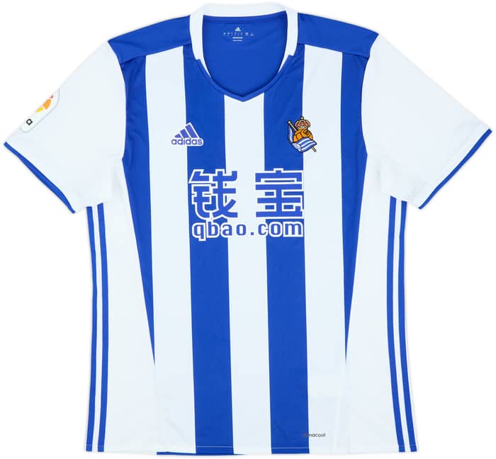 2016-17 Real Sociedad Home Shirt - 10/10 - (L)
