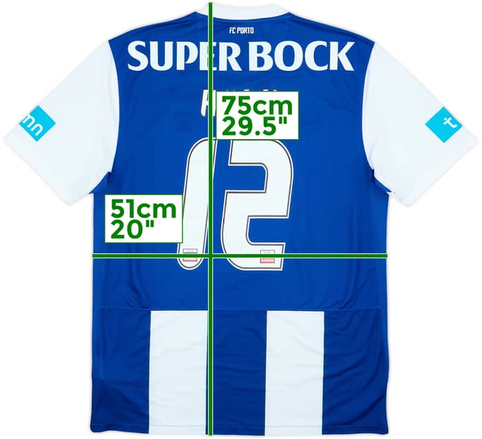 2011-12 Porto Home Shirt Hulk #12 - 8/10 - (M)