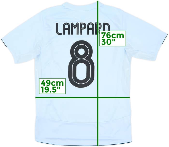 2005-06 Chelsea Away Shirt Lampard #8 - 8/10 - (M)