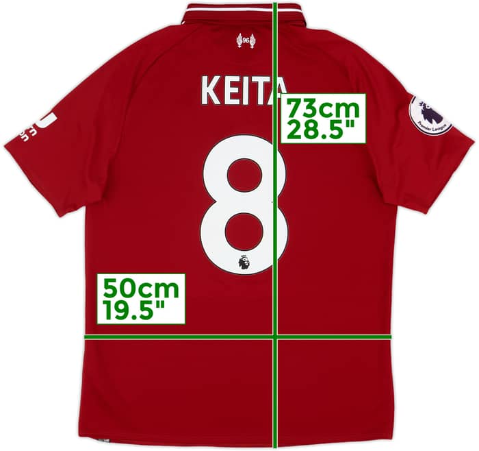 2018-19 Liverpool Home Shirt Keita #8 - 8/10 - (M)