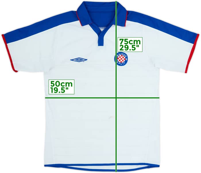 Camiseta de local del Hajduk Split 2004-06 - 6/10 - (M)