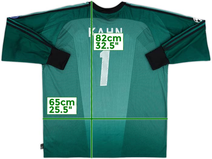 2003-04 Bayern Munich GK Shirt Kahn #1 - 8/10 - (L)