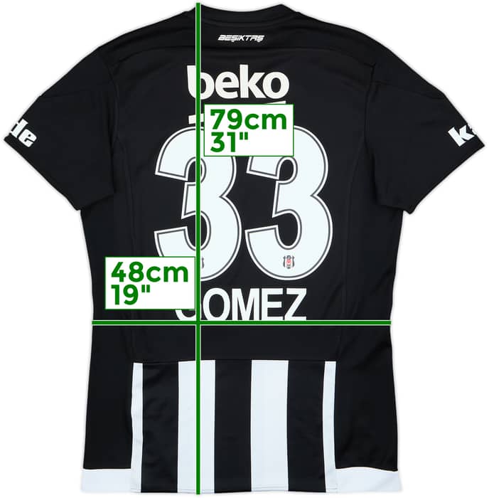 2015-16 Besiktas Away Shirt Gomez #33 - 8/10 - (L)