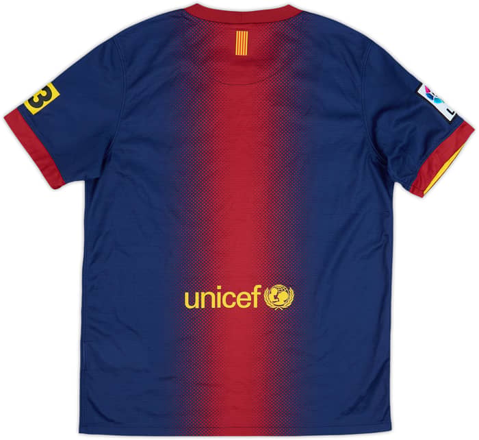 2012-13 Barcelona Home Shirt - 8/10 - (L.Boys)