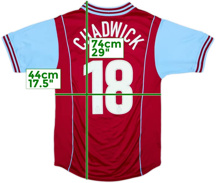 2003-04 Burnley Home Shirt Chadwick #18 - 6/10 - (S)