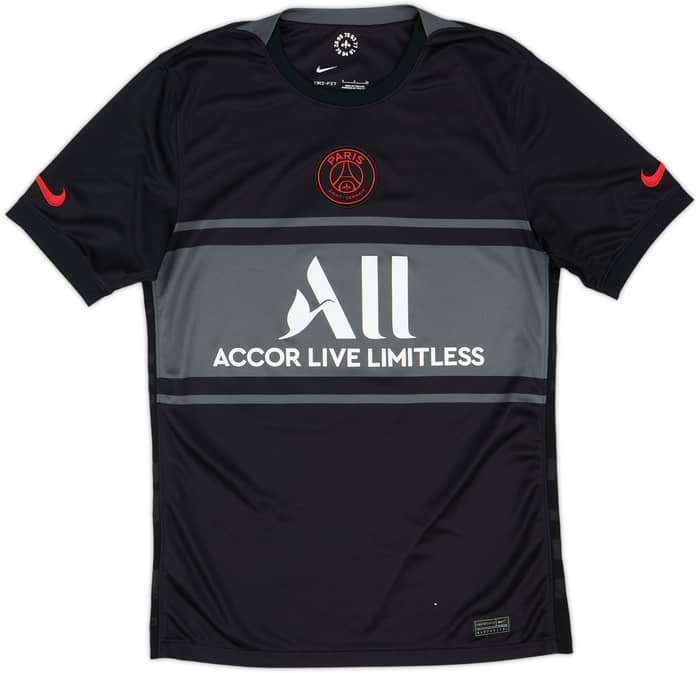 2021-22 Paris Saint-Germain Third Shirt Neymar Jr #10 - 8/10 - (S)