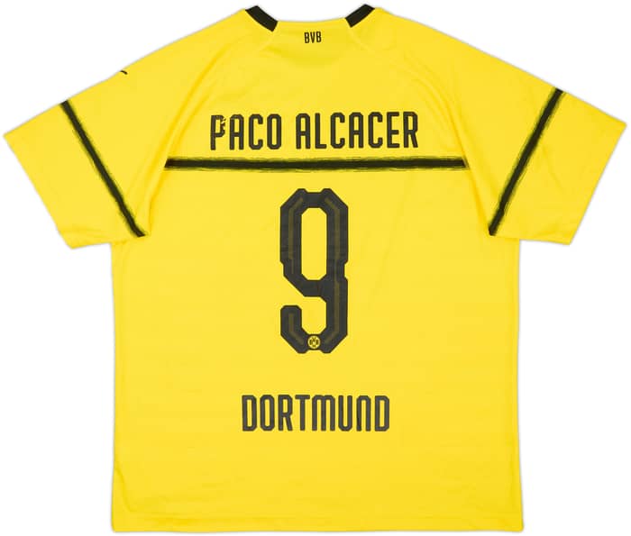 2018-19 Borussia Dortmund European Home Shirt Paco Alcacer #9 - 5/10 - (XXL)