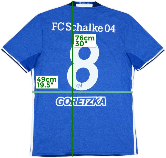 2016-18 Schalke Home Shirt Goretzka #8 - 6/10 - (M)