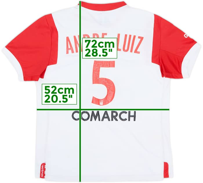 Camiseta de local versión jugador del AS Nancy-Lorraine 2012-13 Andre Luiz #5