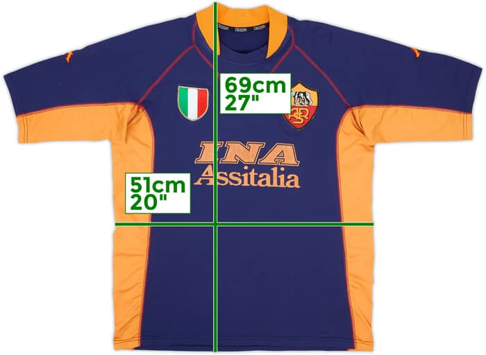 2001-02 Roma Third Shirt - 5/10 - (XXL)