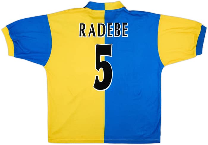 1997-99 Leeds United Away Shirt Radebe #5 - 6/10 - (L)