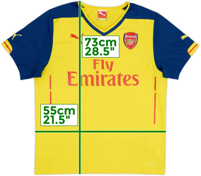 2014-15 Arsenal Away Shirt - 5/10 - (L)