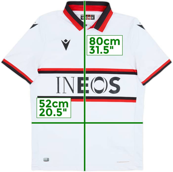 2020-21 Nice Away Shirt - 6/10 - (M)