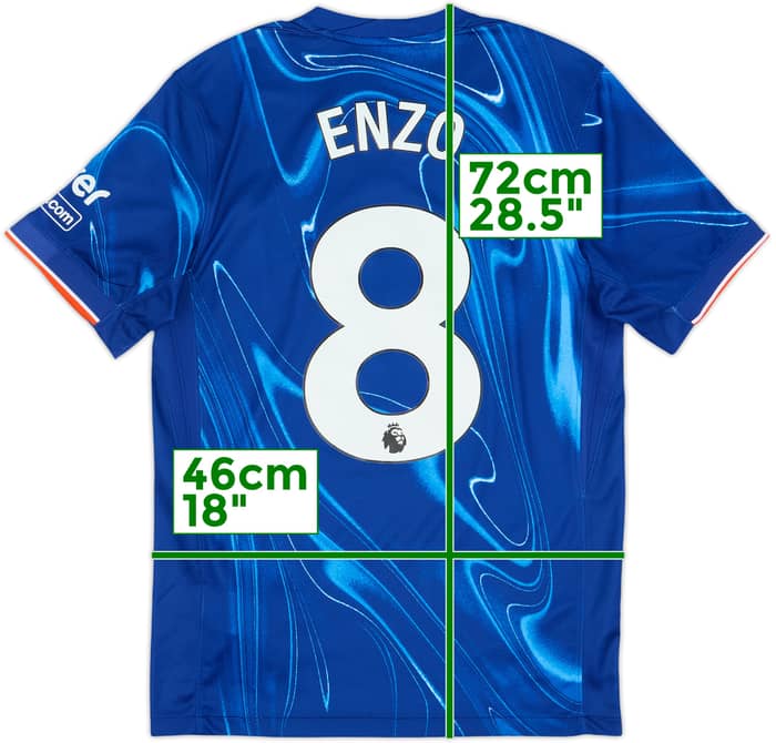 Camiseta de local del Chelsea 2024-25 Enzo #8 - 10/10 - (S)