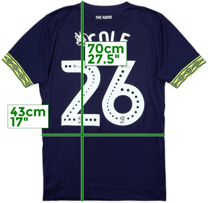 2018-19 Derby County Away Shirt Cole #26 - 9/10 - (S)
