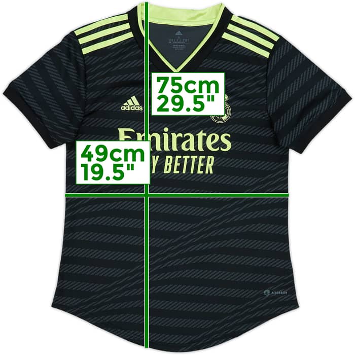 2022-23 Real Madrid Third Shirt - 10/10 - (Women's S)