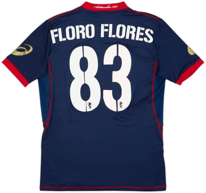 2010-11 Genoa Third Shirt Floro Flores #83 - 7/10 - (L)