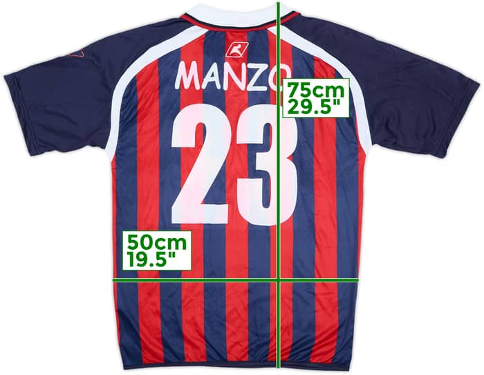2016-17 US Vibonese Home Shirt Manzo #23 - 5/10 - (L)