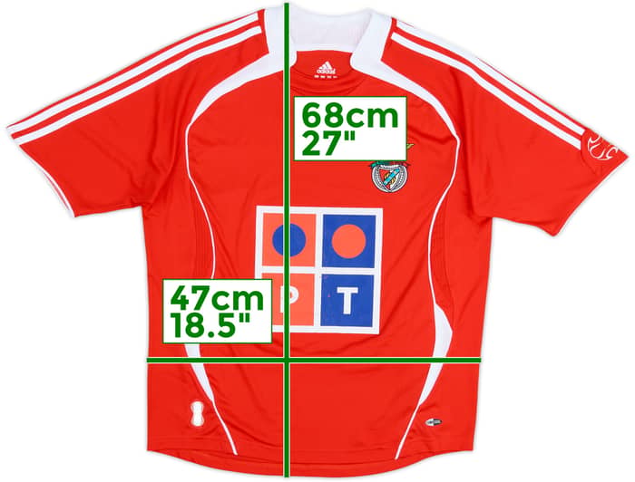 2006-07 Benfica Home Shirt - 6/10 - (12-13 Years)