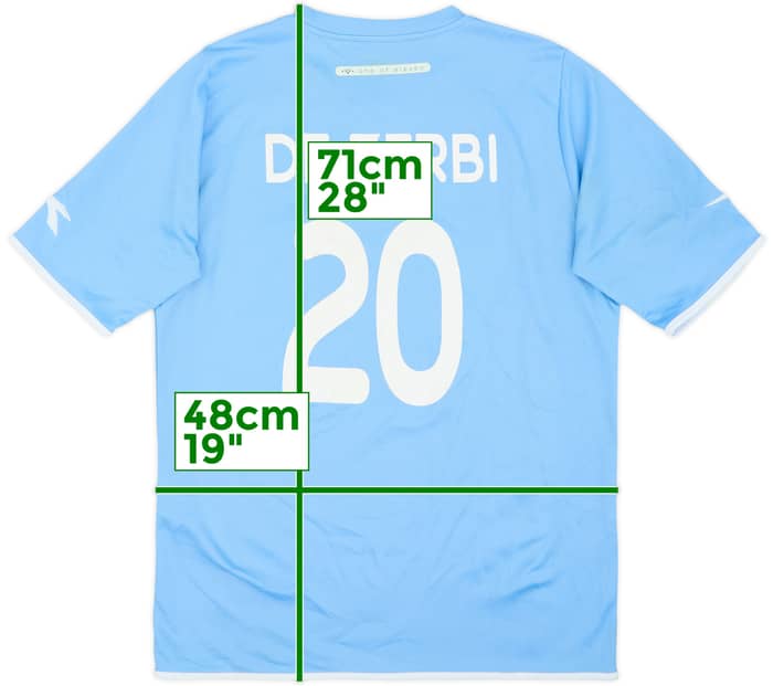 2006-07 Napoli Home Shirt De Zerbi #20 - 6/10 - (M)