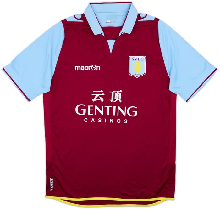 2012-13 Aston Villa Home Shirt #19 - 4/10 - (L)