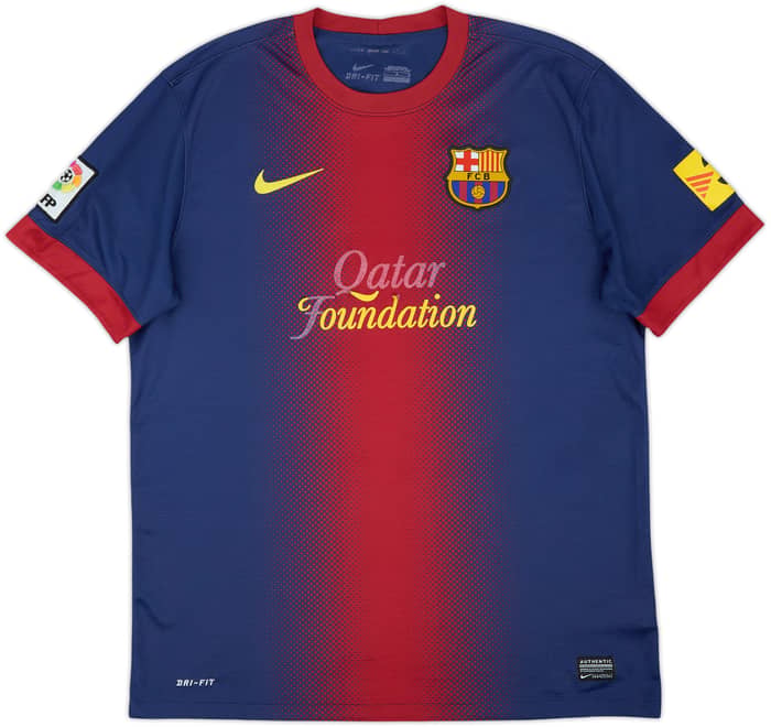2012-13 Barcelona Home Shirt - 4/10 - (L)