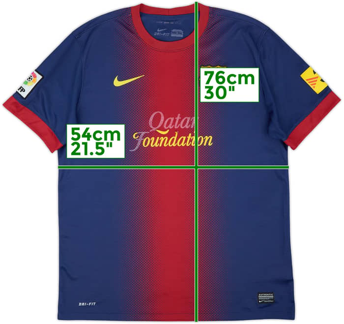 2012-13 Barcelona Home Shirt - 4/10 - (L)
