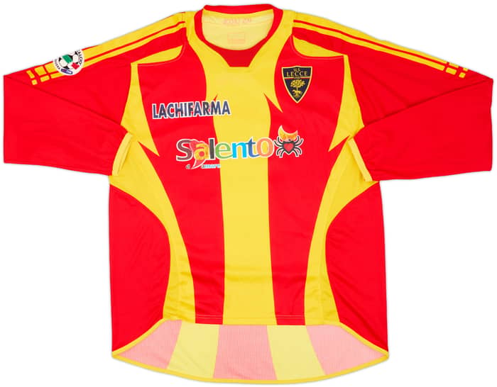 2006-07 Lecce Youth Match Issue Home L/S Shirt #13