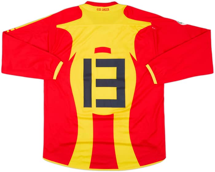 2006-07 Lecce Youth Match Issue Home L/S Shirt #13