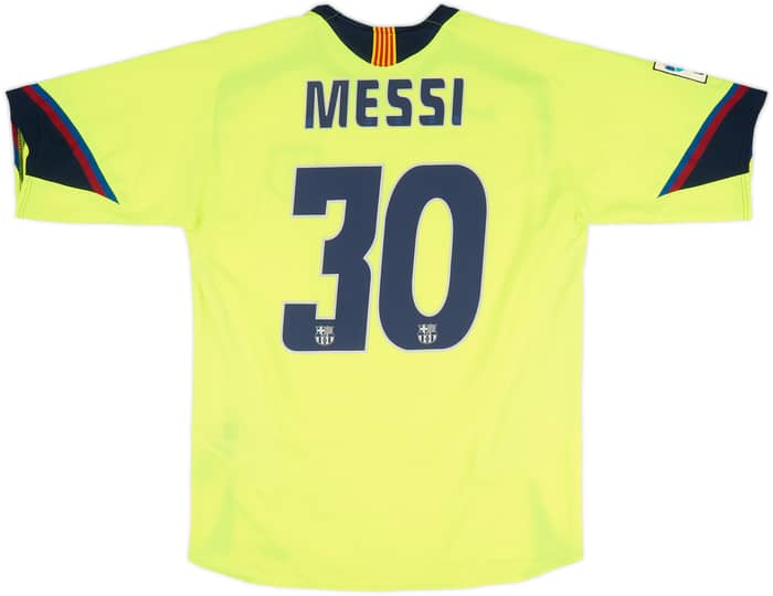 2005-06 Barcelona Away Shirt Messi #30 - 8/10 - (L)