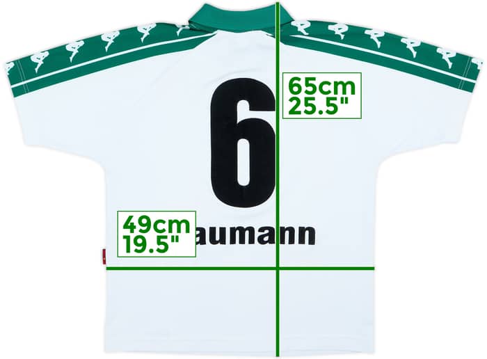 2001-02 Werder Bremen Away Shirt Baumann #6 - 6/10 - (XS)