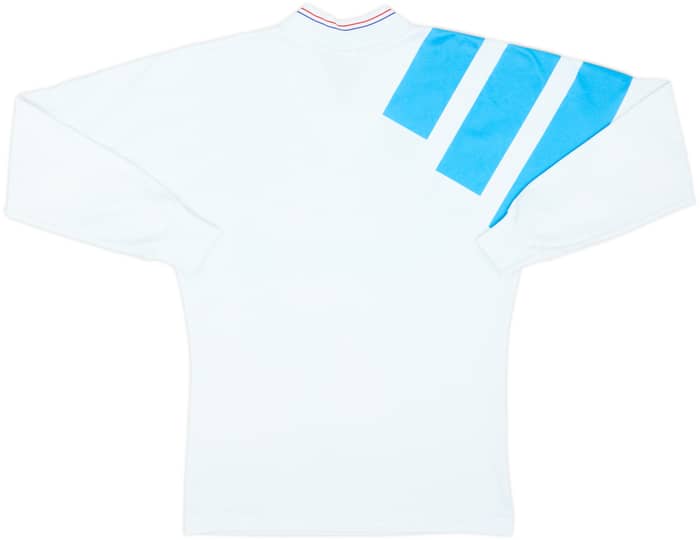 1991-92 Olympique Marseille Home L/S Shirt - 6/10 - (S)