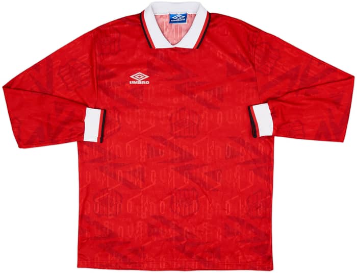 1990s Umbro Template L/S Shirt - 7/10 - (XL)