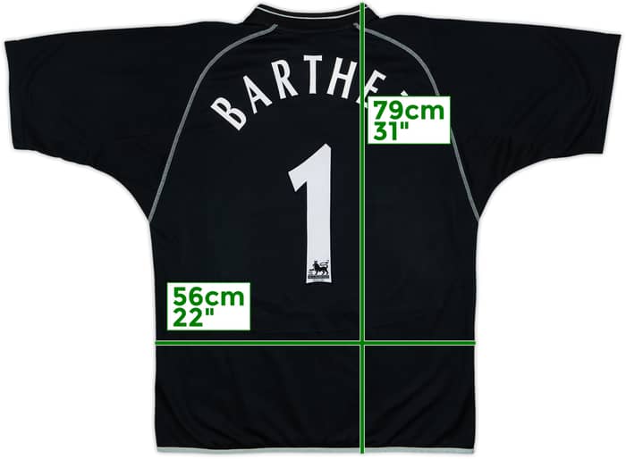 2001-02 Manchester United Centenary GK Shirt Barthez #1 - 7/10 - (XL)