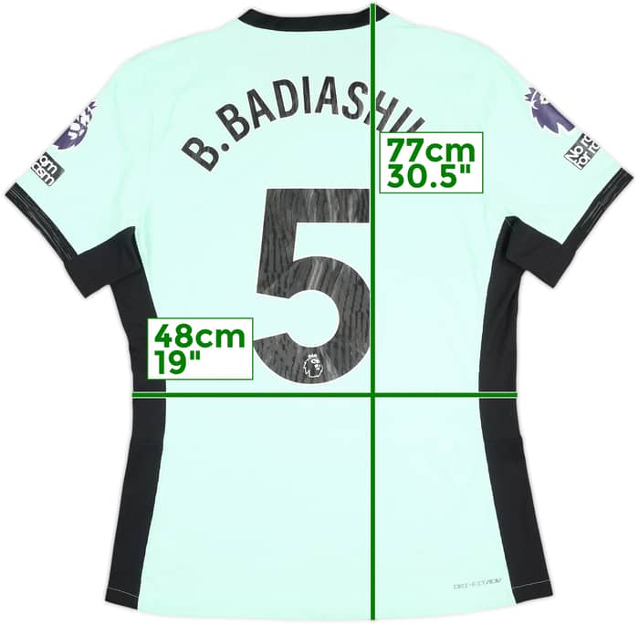 2023-24 Chelsea Match Issue Third Shirt B.Badiashile #5