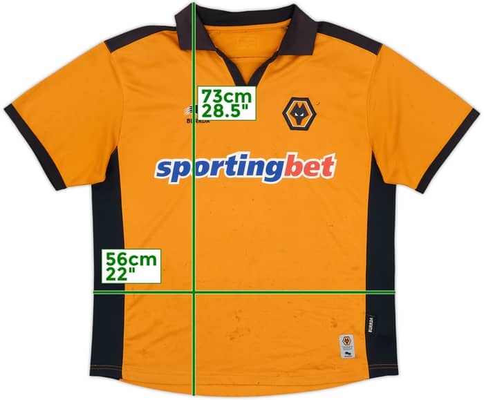 2010-11 Wolves Home Shirt - 4/10 - (M)