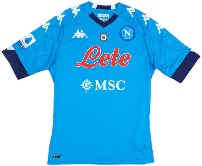 2020-21 Napoli Authentic Home Shirt Milik #99 - 5/10 - (L)