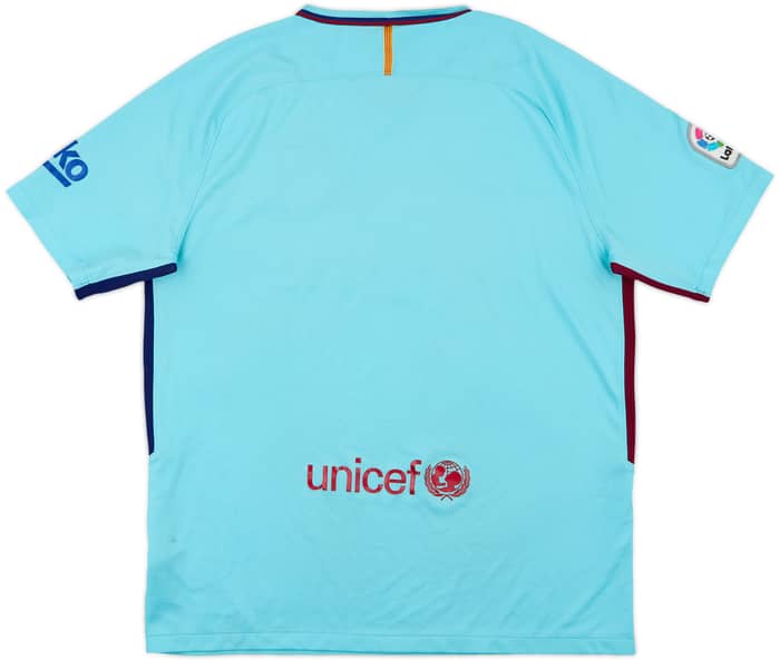 2017-18 Barcelona Away Shirt - 5/10 - (XL)