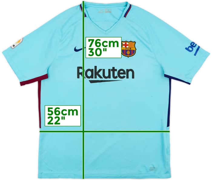 2017-18 Barcelona Away Shirt - 5/10 - (XL)
