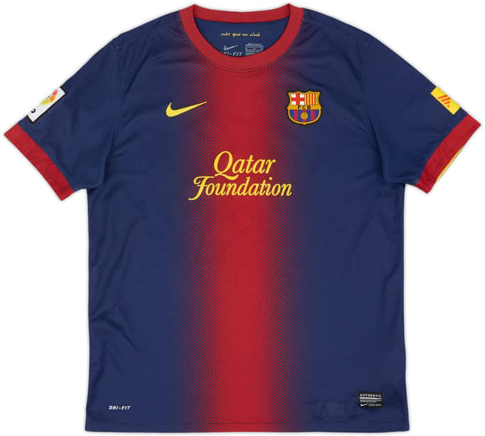 2012-13 Barcelona Home Shirt Messi #10 - 8/10 - (XL.Boys)