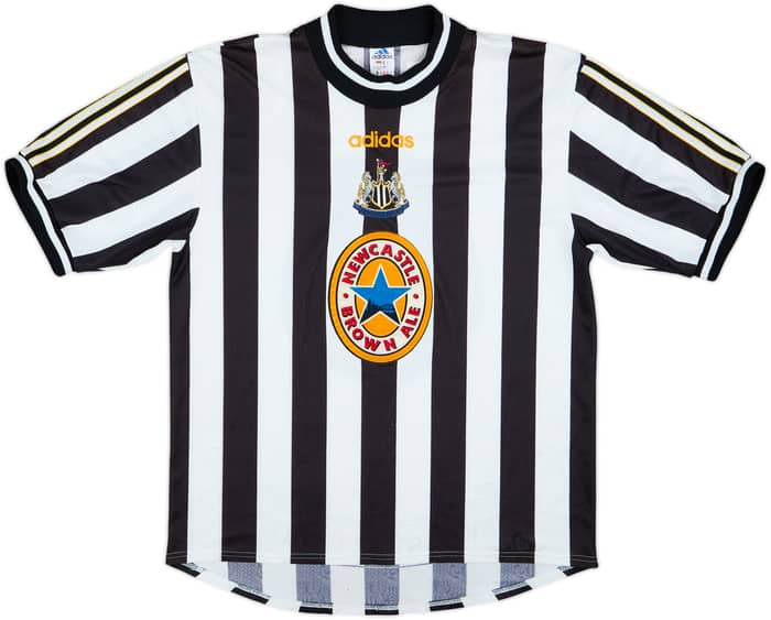 1997-99 Newcastle Home Shirt Shearer #9 - 6/10 - (L)