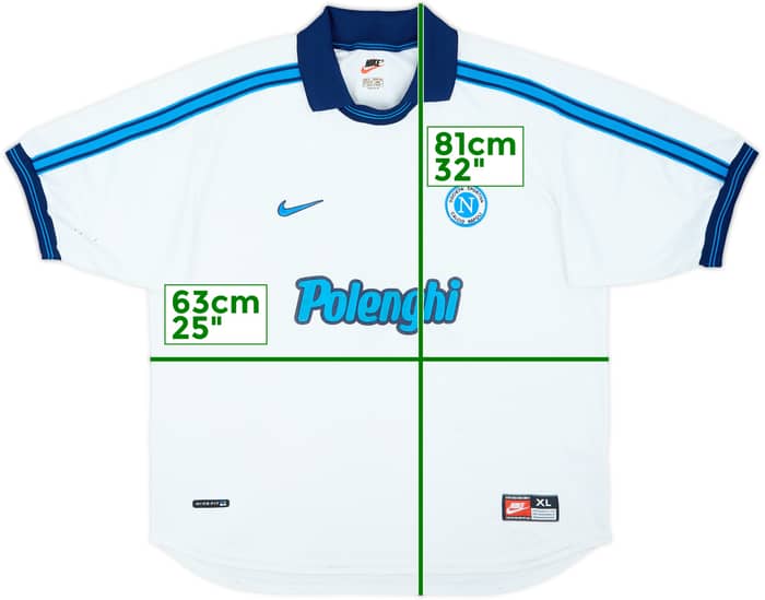 1998-99 Napoli Away Shirt - 6/10 - (XL)