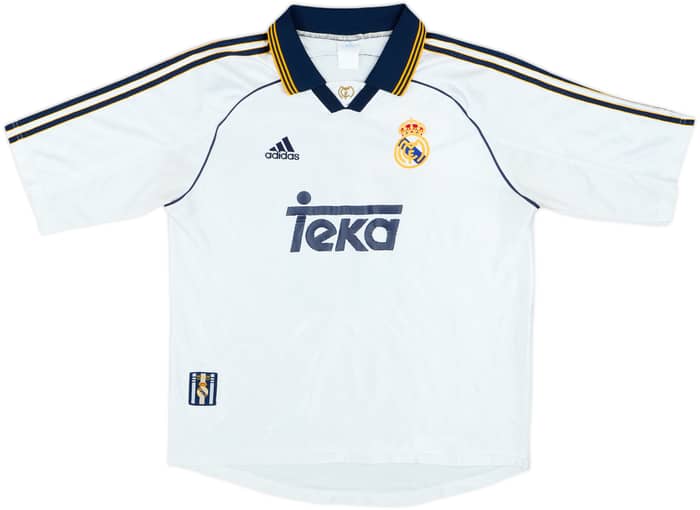 1998-00 Real Madrid Home Shirt Figo #10 - 5/10 - (L)